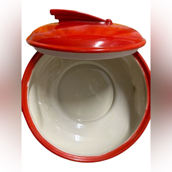 MCM HALL’S Red Sundial Casserole Covered Superior Quality Kitchenware Vintage ❤️ - Picture 4 of 10